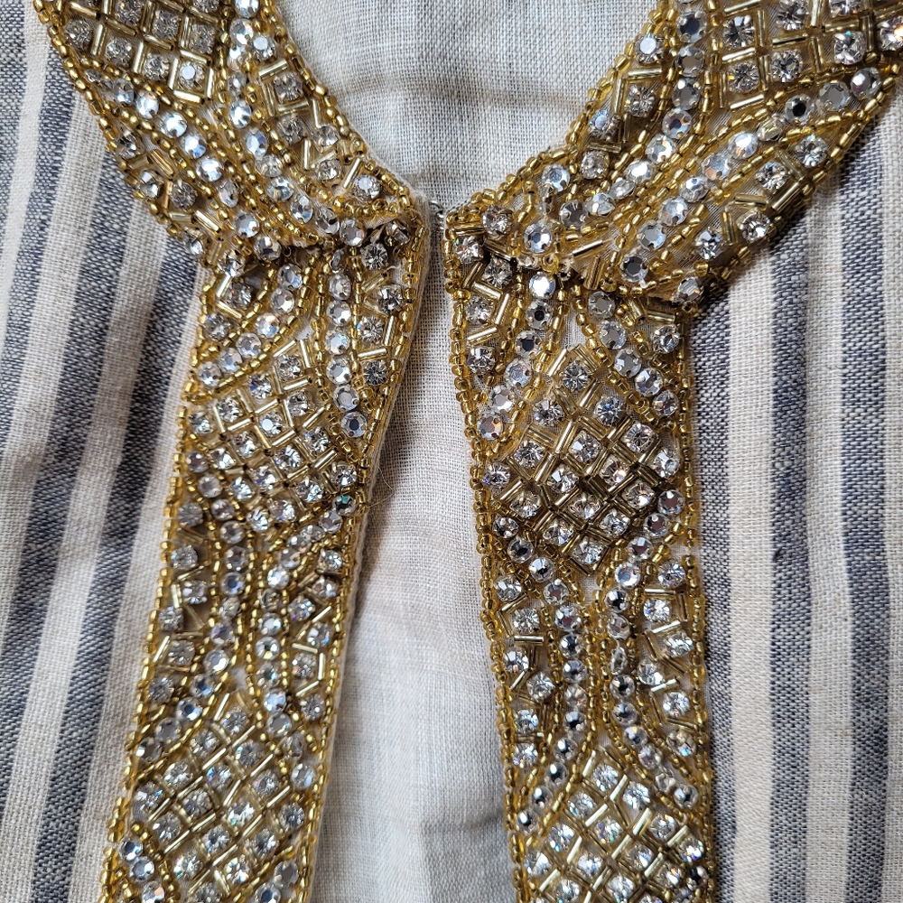 Koch Linen Sequin Trim Jacket